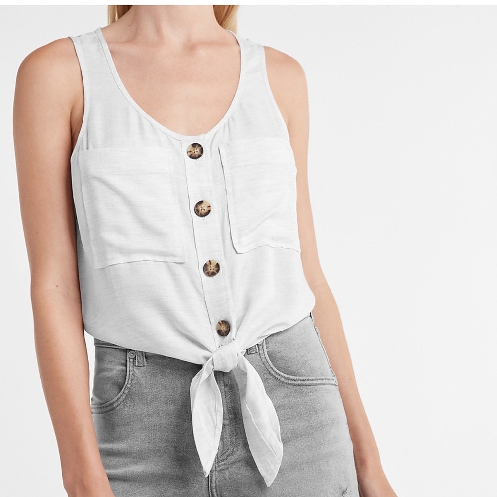 NWT Express Tie Front Tank